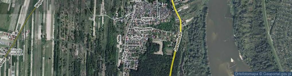 Zdjęcie satelitarne Leśna ul.